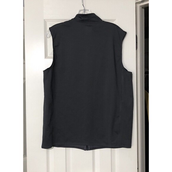 Oakley Gravity Range Vest Mens Medium Blackout Heather Gray 4 Way Stretch Golf - Picture 5 of 6